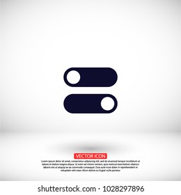 on off vector icon