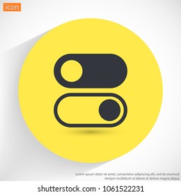 On off  vector icon