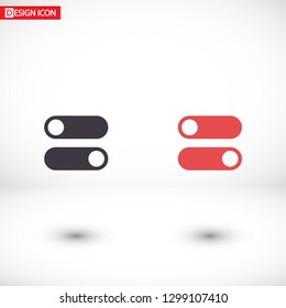 on off vector icon