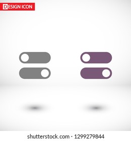 on off vector icon