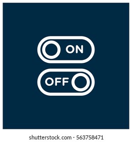 On off vector icon