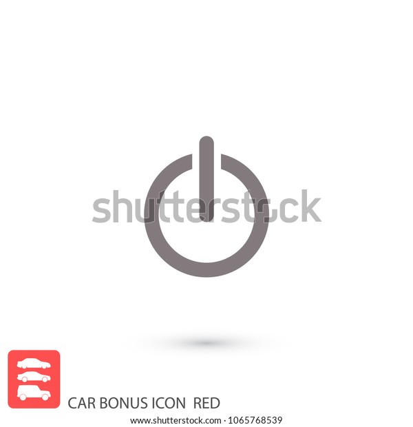 On Off Vector Icon Stock Vector (Royalty Free) 1065768539