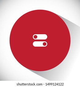 on off vector icon . Lorem Ipsum Illustration design