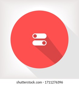 on off vector icon . Lorem Ipsum Illustration design