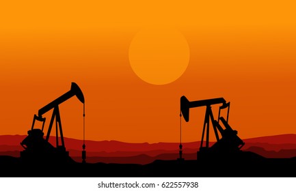 On orange background bad environment