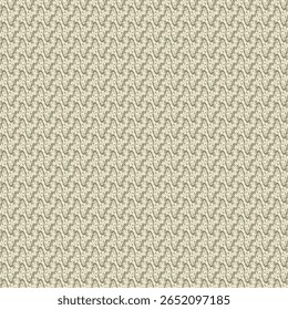 On a pale beige background, a kind of chevron pattern made in a tone of gray. Repeated decorative design. Vector artwork.