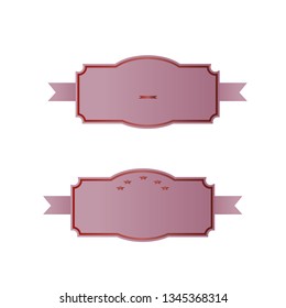 On the picture of the emblem, for the text. Labels on the label. Emblems on price tags.