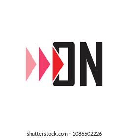 ON PLAY logo design vector
