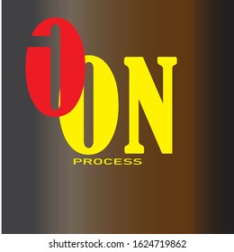 ON PROCESS BLACK RED YELLOW