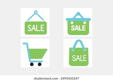 On Sale Icon Vector Illustration: Cartoon, Clipart, and Line Art Design