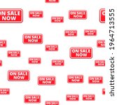 on sale now seamless pattern vector illustration 