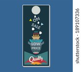 on sale vector label
