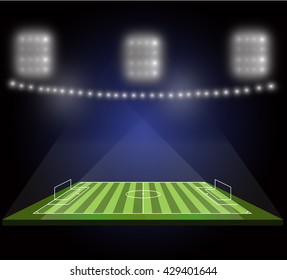 On the stadium. abstract football or soccer backgrounds .EPS10