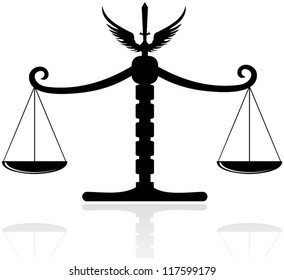 On this illustration vectorial scales are represented.