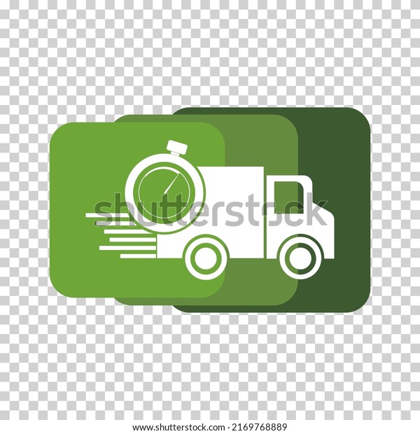 On Time Shipping Delivery Icon Illustration Vector,\
EPS 10