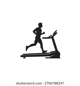 “Runner on Treadmill Cardio Workout Outline”