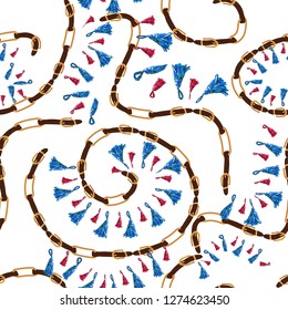 on white background,macro node,belt,tassel