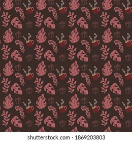 on work design seamless pattern style for fabric printed