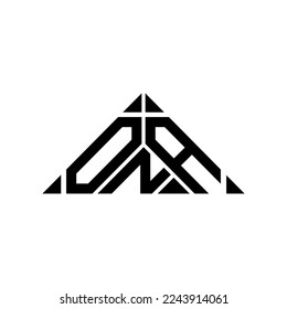 ONA letter logo creative design with vector graphic, ONA simple and modern logo.