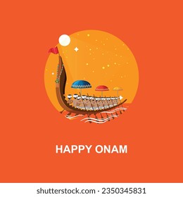 Onam is an annual Indian harvest festival celebrated predominantly by the Hindus of Kerala.