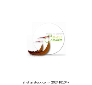 Onam festival background for South India Kerala traditional celebration. 