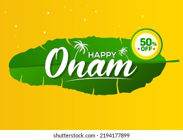 Onam festival background for South India Kerala traditional celebration,
Sticker, Concept, Greeting Card Template, Icon, Poster, Unit, Label, Web