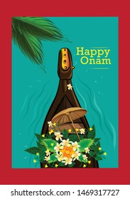 onam festival kerala vector illustration