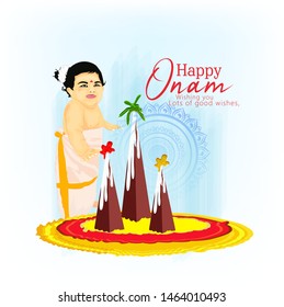 Onam festival for South India Kerala traditional celebration, Boat race