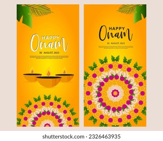 Onam, also known as the harvest festival of Kerala, is a significant celebration in South India.