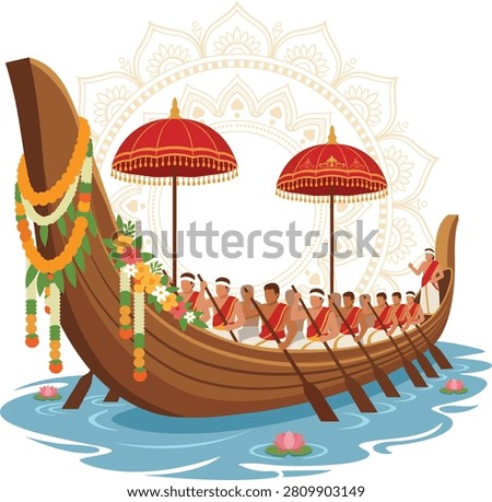 Onam Snake Boat Race Kerla Festival