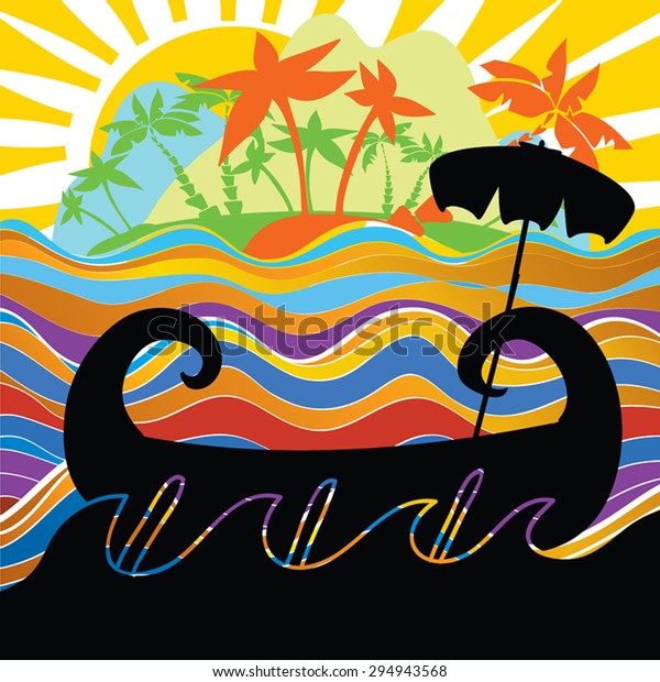 Onam Vector Illustration Aranmula Boat Race Stock Vector Royalty