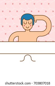 Onanism under blanket. guy in bed masturbates