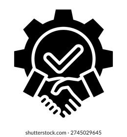 Onboarding Icon Glyph Design Vector Illustration