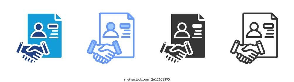 Onboarding icon set multiple style collection
