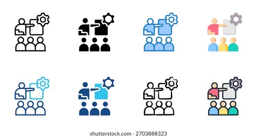 Onboarding-Symbolsatz für mehrere Stilkollektionen 
