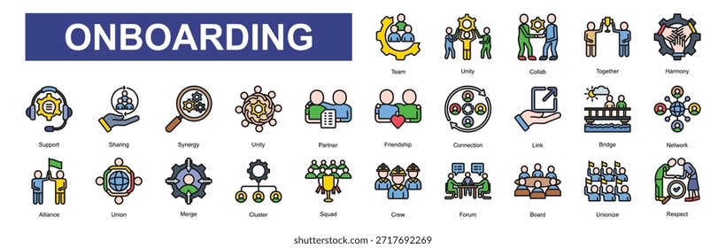  Onboarding   icon sets multi style  collection 

