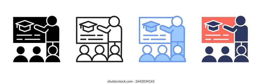 Onboarding icon sheet multiple style collection