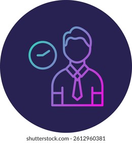 Onboarding Line Circle Gradient Style