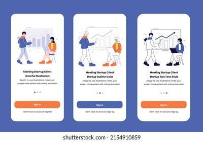 Onboarding Screen Page Template Of Online Checkout Shopping App 