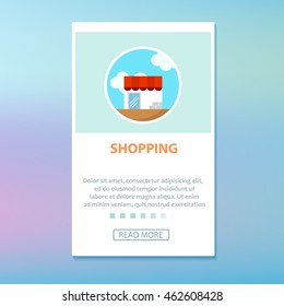 Onboarding ui kit. Modern user interface UX, UI screen template for smartphones or responsive web site or other materials