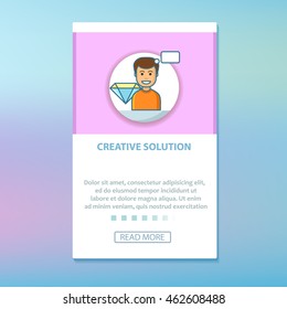 Onboarding ui kit. Modern user interface UX, UI screen template for smartphones or responsive web site or other materials