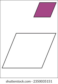 Once you have the outline of the rhombus, you can add various patterns or designs within the shape to make it more visually appealing for kids to color. 