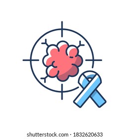 Oncology Department RGB Color Icon. Cancer Treatment Center. Radiology Cancer. Radiation Therapy And Oncologist. Radiotherapy. Hospital Department. Isolated Vector Illustration