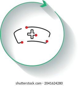 Oncology Nursing Icon Vector Design