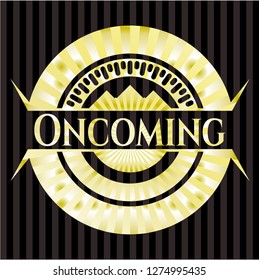 Oncoming gold emblem