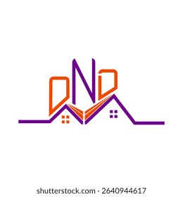 OND Real State logo design, OND simple and modern logo. OND luxurious alphabet design  