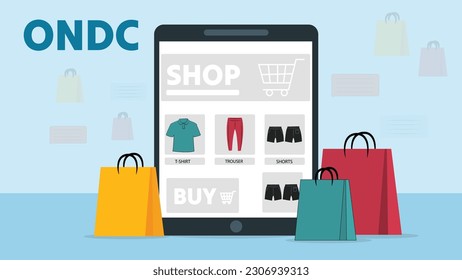 ONDC Platform for Online Shopping at Cheaper Rates Illustration