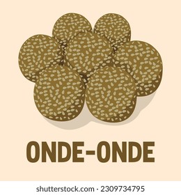 onde onde indonesian traditional street food