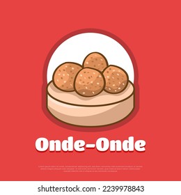 EinOnde- oder Sesamseball, traditionelles Essen oder Snack aus Asien