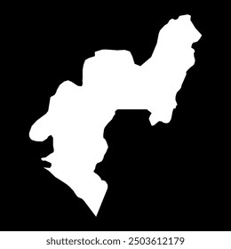 Ondo state map, administrative division of the country of Nigeria. Vector illustration.